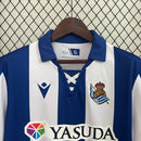 Camisa Real Sociedad Home 24/25 - Macron Torcedor Masculina Lançamento
